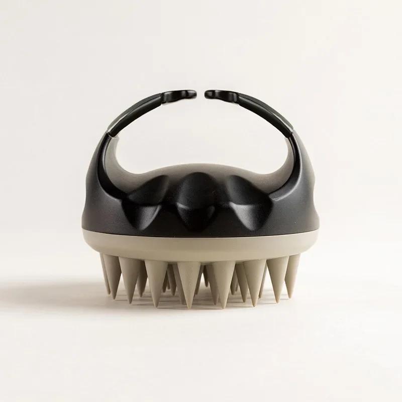 Silicone Scalp Massager Shampoo Brush Hair Scrubber Scalp Brush for All Hair Types of Women, Men, Pets Hairdressing Tool