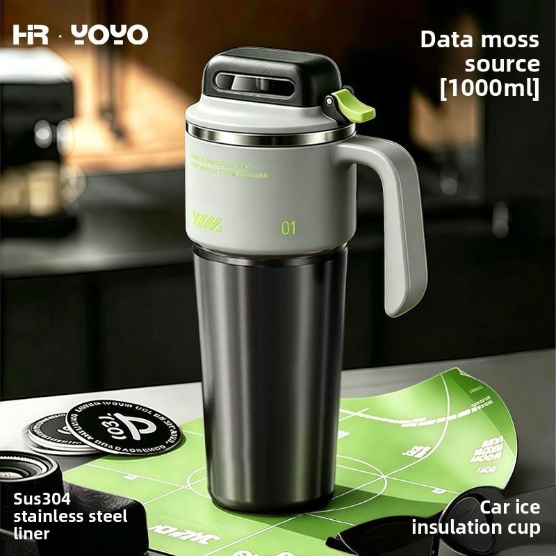Stainless Steel Insulated Travel Mug With Leakproof Lock For Commuting And Home Use