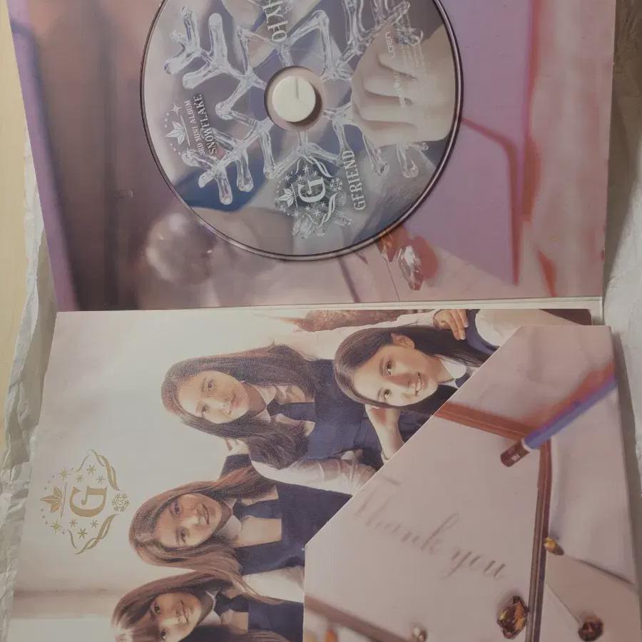 

Gfriend Mini Album Snow Flake Snow Flake Sign Autographed Autographed