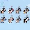 Double Charms Acrylic Keychain, Kpop Member Real Photo + Cute Cartoon Pendant, STAY Fans Collectible Bag Accessory Key Ring