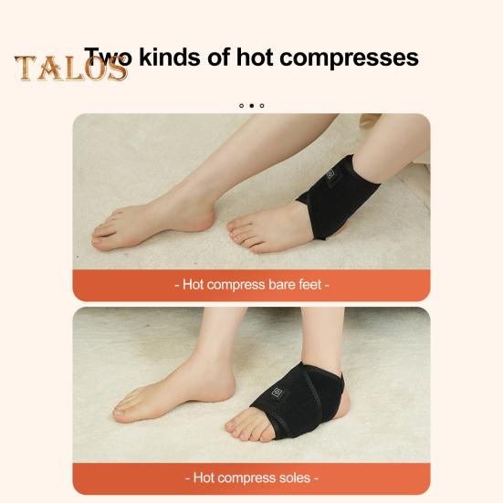Electric Heated Ankle Wrap USB Ankle Warmer Heating Pad with 3 Heat Settings for Ankle Sprain Achilles Tendonitis Pain Relief