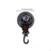 Heavy Duty Suction Cup with Hook 360° Rotation Car Awning Fastener No Required Tent