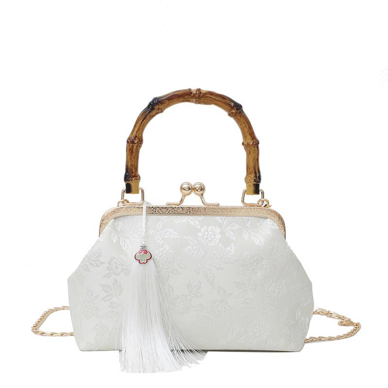 Original Antique Embroidery Bag Chinese Cheongsam Handbag Bag 2025 Spring High Value Messenger Bag Hanfu Chinese Style Bag