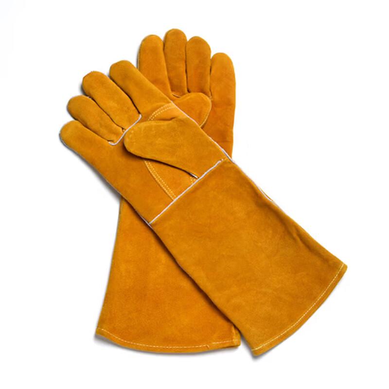 Brangdy Leather Welding Work Gloves One Size Fits Most
