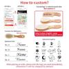 BOOMSLIFE  Soft Boar Bristle Hair Brush Oak Wood Comb for Hair Women Scalp Massage Detangle Hairbrush Barber Accessories