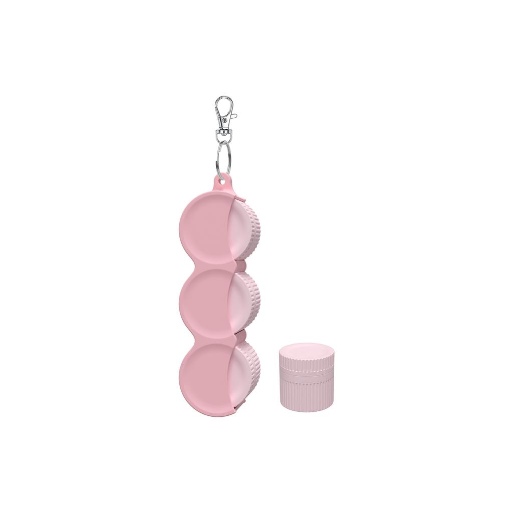 3 Piece Lotion Jar Refillable Empty Cosmetic Storage Containers Leak-Proof Portable Skin Products Storage Box Silicone Durable