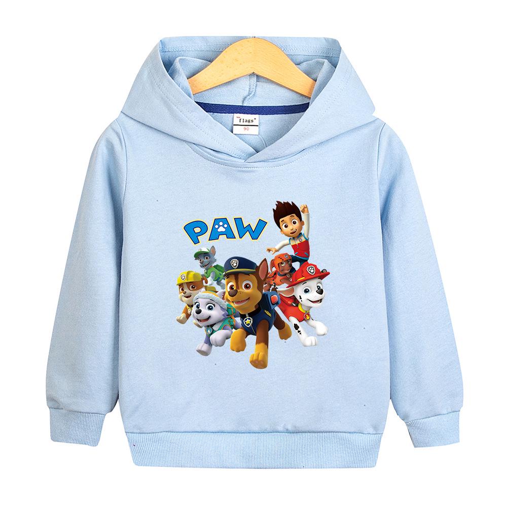 Paw Patrol Boys' Hooded Sweatshirt - Stylish, Loose-Fit Autumn Jacket for Kids