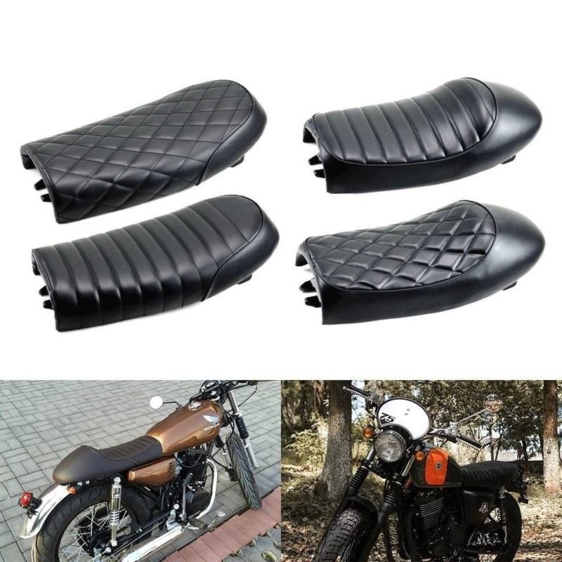 Motorcycle Cafe Racer Vintage Replacement Hump Saddle Seat Bag Suitable Hump Cushion For Yamaha Kawasaki Honda Cg125