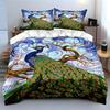 Peacock with intricate feathers. Bedding sets Duvet cover sets Duvet covers Pillowcases(1 * Duvet Cover 2 * Pillowcases, without duvet insert)