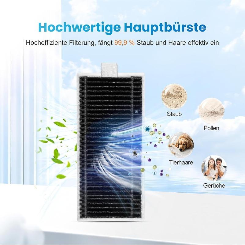 For Ecovacs T80 Omni / T80 Pro Omni / Yeedi M14 Plus Vacuums Cleaner Accessories  Mop Cloth Side Main Brush Dust Bag HEPA Filter