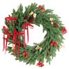 Weihnachts-Rotbeeren-Kranz - Feiertags-Türhänge-Dekoration