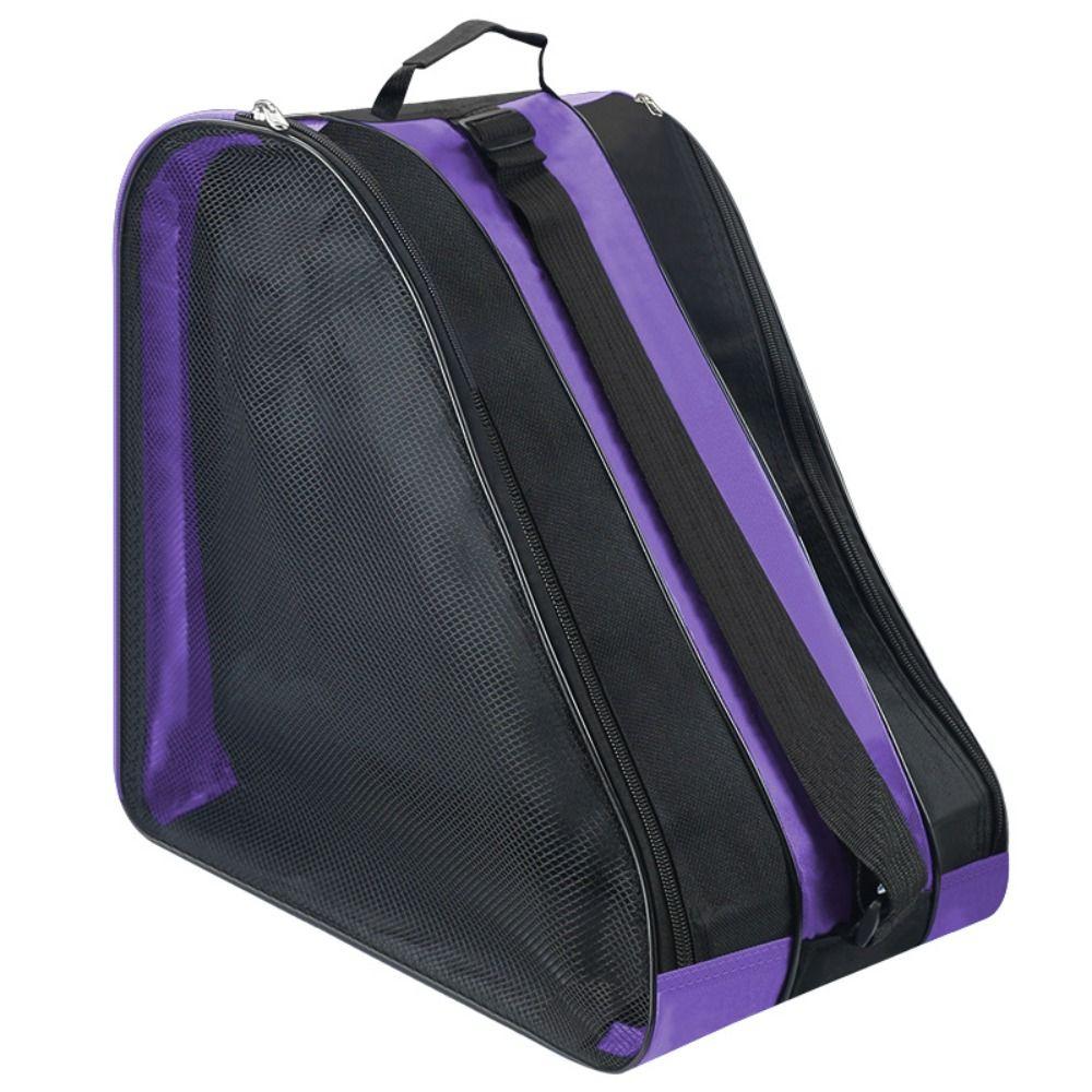 Adjustable Straps Roller Skate Bag Large Capacity Roller Skate Backpack Ice Skate Case