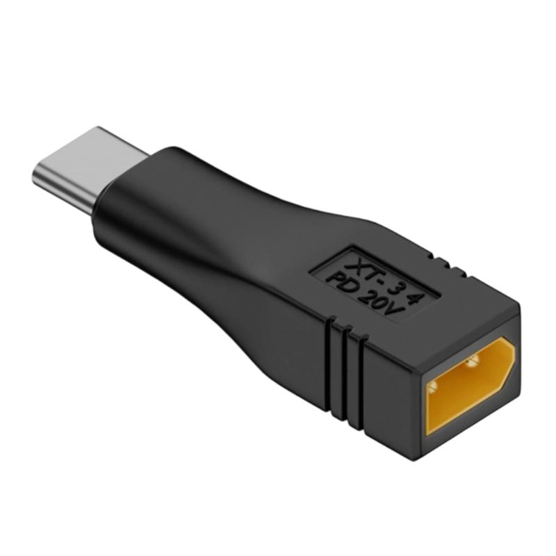 High Efficiency XT30 / XT60 /Type C Male Female Fast Charge Adapter for Quick Charging Drones and Electronics