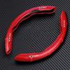 2pcs Carbon Fiber Non-Slip Steering Wheel Cover Car Accessories For BMW Mini Cooper F54 F55 F56 R56 R60 SONE Roadster Clubman Coupe