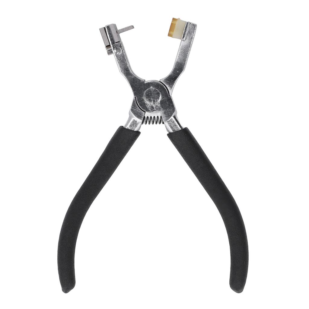 Silent Leather Hole Punch Double Lever Replaceable Head Rhombus Cutting Puncher with Comfortable