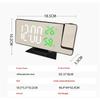 Led Digital Alarm Clock Projection Clock With 180°Rotatable Projector Mirror Large Screen Projection Clock For Home Office Table