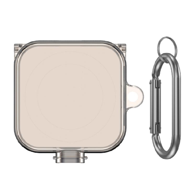 Flexible Case with Carabiner Protector Cover for Rings Charger Full Protections Case Scratchproof Shell