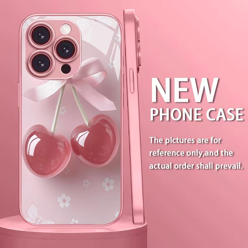 

Красочный гальванизированный стеклянный чехол для телефона iPhone 17 16 15 14 13 12 11 Pro Max Plus 16E 17Air iPhone 17
