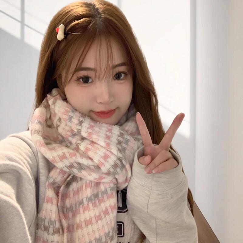

Korean Style Atmosphere Scarf - 2025 High-End Women s Autumn/Winter Warm and Windproof Neck Warmer