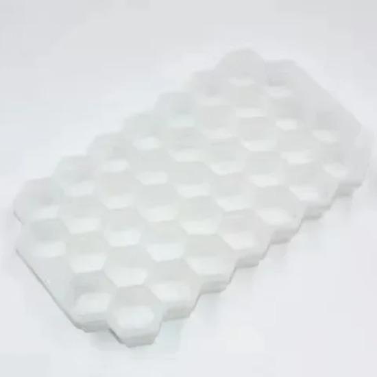 

Форма для льоду силіконова 37 коміркова силіконова форма для кубиків льоду шестикутна форма DIY кухонна форма для кубиків льоду стільники