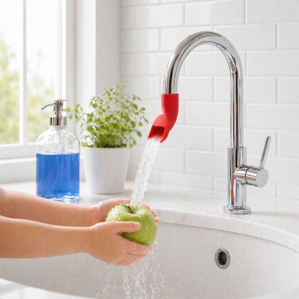 Extended Length Kitchen Faucet Extender Splash-proof Water Faucet Extender Bathroom Accessories