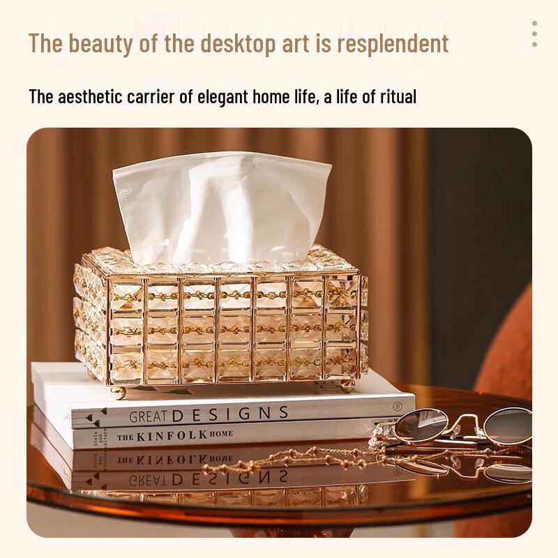 Kristallglas Taschentuchbox