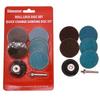 1pc 2inch Quick Change Sanding Disc Kit Zirconium Corundum Sand Dish Blue Gray Backing For Metal Processing Automotive Parts