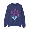 Disney Womens/Ladies Descendants Pink Crown Sweatshirt