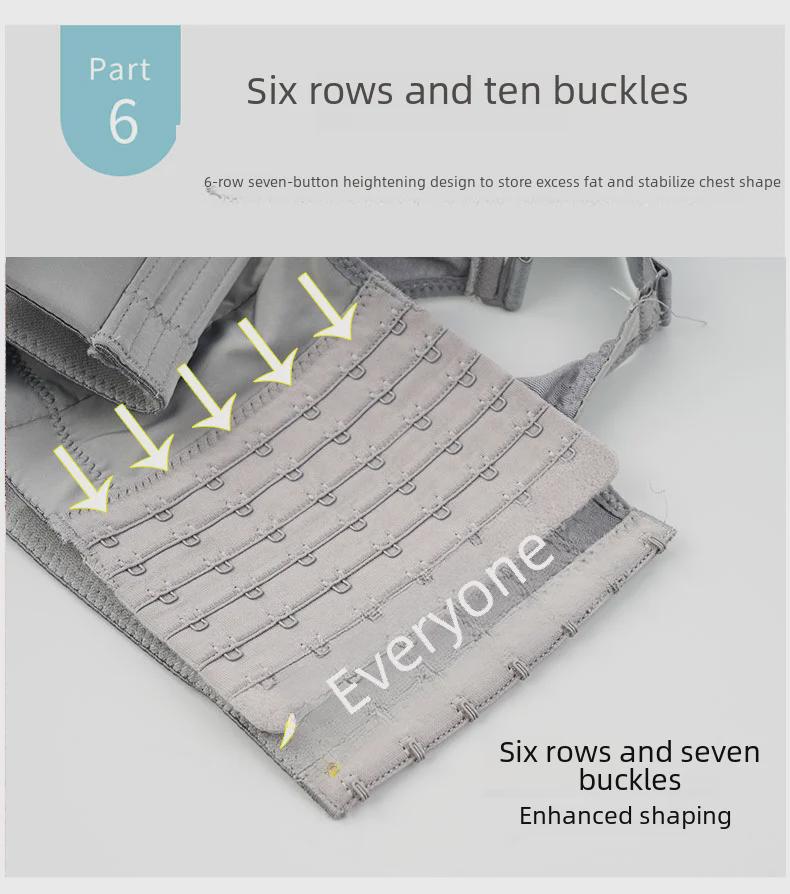 Duża bezszwowa bielizna: Wspiera biust, Zapobiega obwisaniu, Pasuje do 200 funtów, Idealny dla dużych biustów, Mały biustonosz, Odzież letnia.