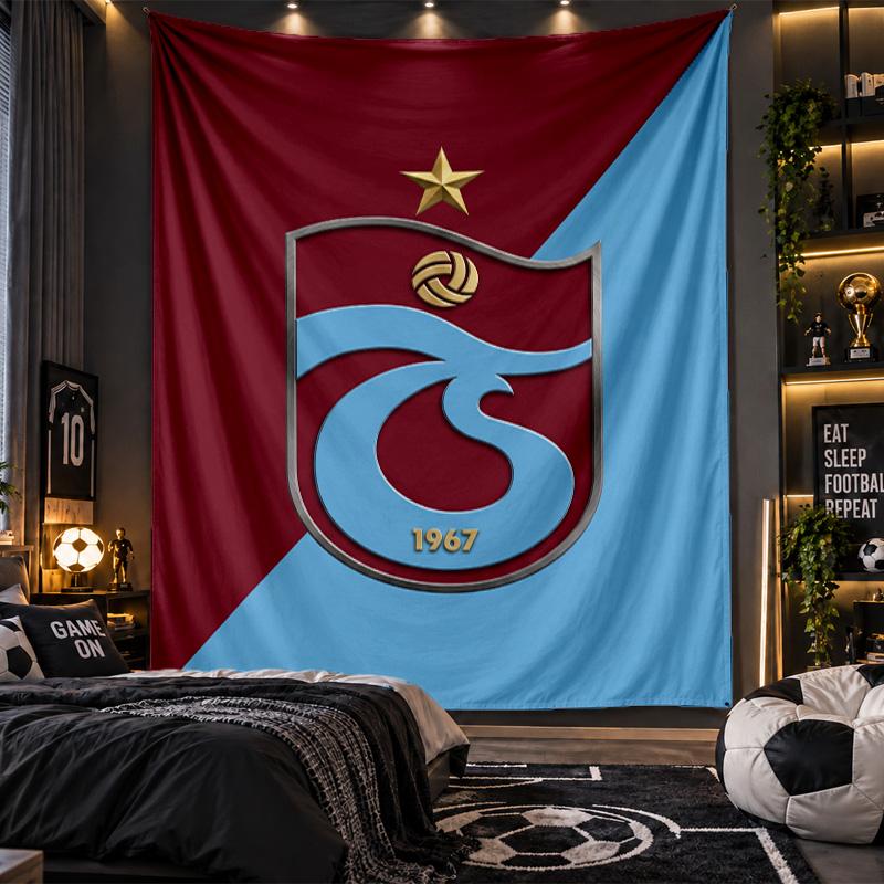 Wandtapijt Trabzonspor FC Print Doek voor Woonkamer Slaapkamer Huisdecoratie
