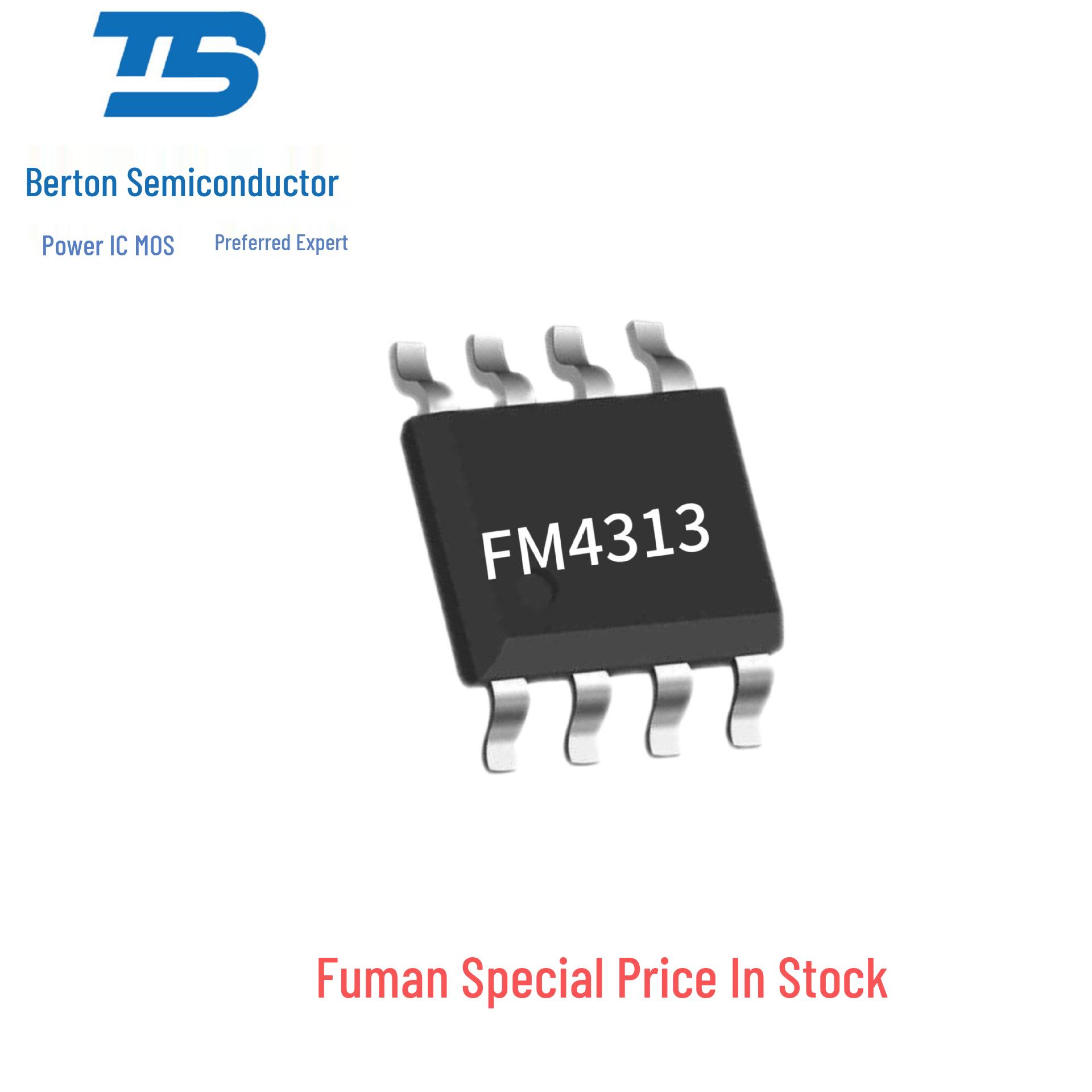 

FM4313 SOP-8 5V Boost PFM 3-Stage 12.6V Li-ion Charging IC