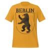 Berlin Germany T-shirt Mens Kids Womens, Retro Coat of Arms (Unisex S-XXL)