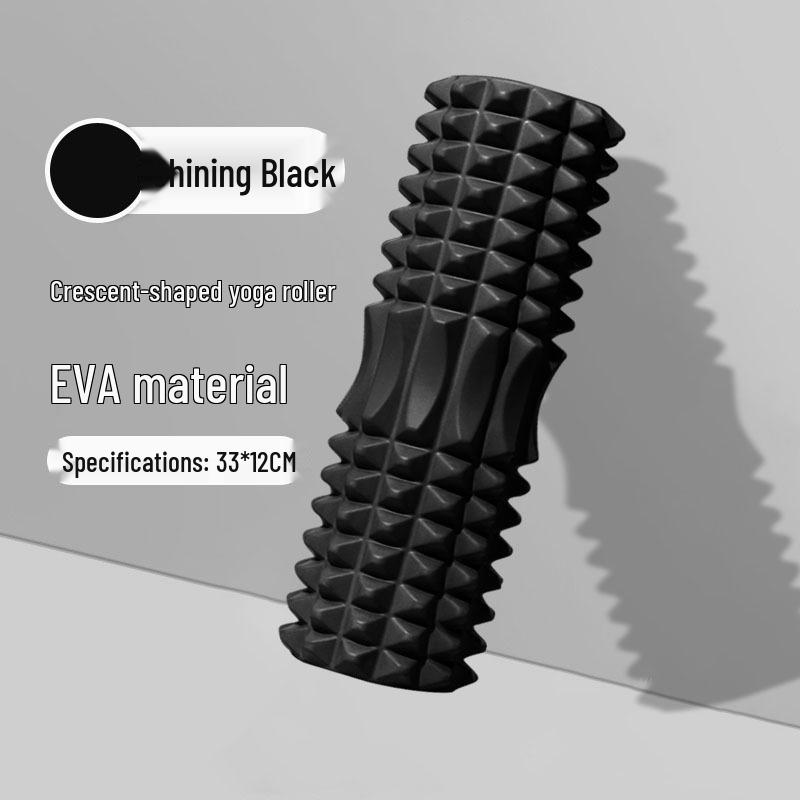 Crescent Hollow EVA-Schaumstoffrolle und Yoga-Massagestab