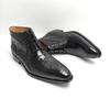 Fashion Business Fashion Men's Ankle Boots Autumn Luxury High Grade Printing Design Business Dress Shoe Genuine Leather Zipper Man Boot