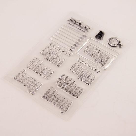 Clear Stamp DIY Exquisite TPR Practical Perpetual Calendar Seal Household Supplies