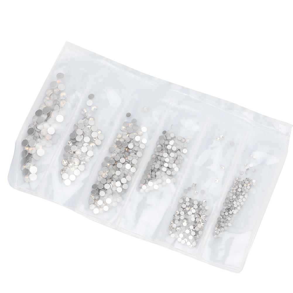   Colorful   Glass Nail Art Rhinestons Decoration Costumes Material Package(Silver)