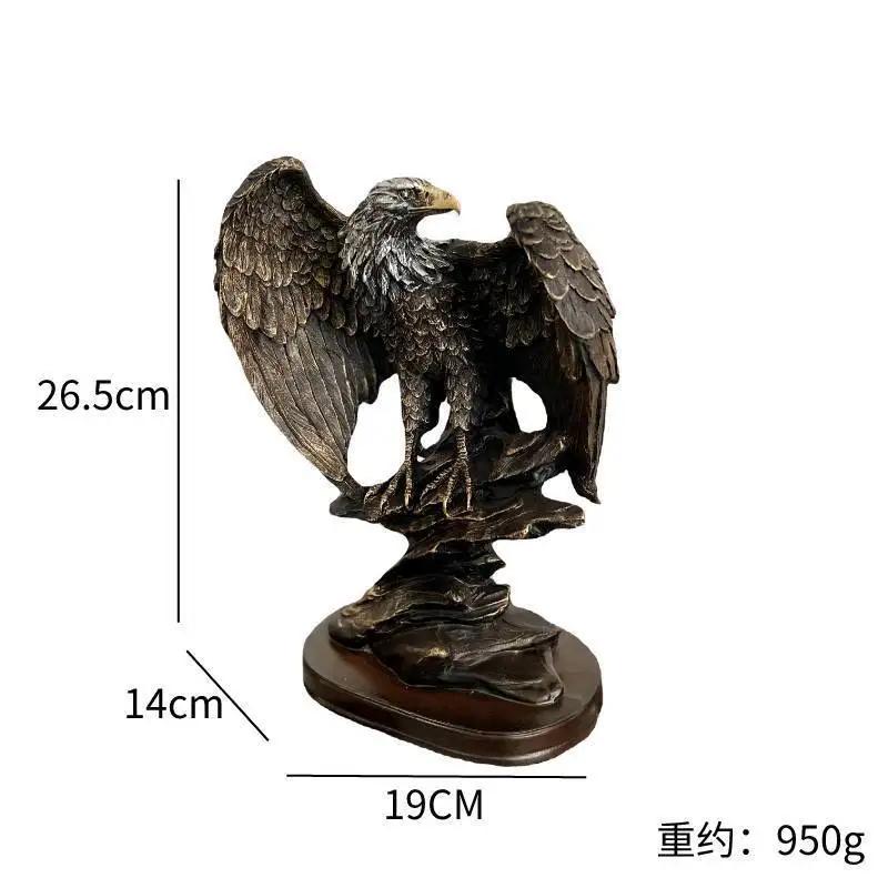 Amerikanische Retro-Simulation Tierkopfstatue Wolf Löwe Tiger Adler Pferd Skulptur Home Wohnzimmer Schlafzimmer Bücherregal Dekoration