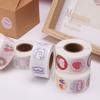 100-500Pcs Cute Bear Thank You Sticker 1Inch Envelope Sealing Labels Sticker For Children Gift Packaging Decorative Stickers Tag