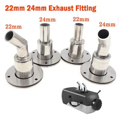 22mm/24mm Edelstahl 316 Thru Rumpf Auspuff Fitting Rohr Rohr Buchse Hardware Teil Luft Diesel Vent heizung Für Auto Boot Lkw