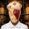 Halloween Costume Party Accessory Scary Nurse Masque, Horror Blood Latex Full Face Masque for Cosplay, Haunted House Prop, Theme Decoration