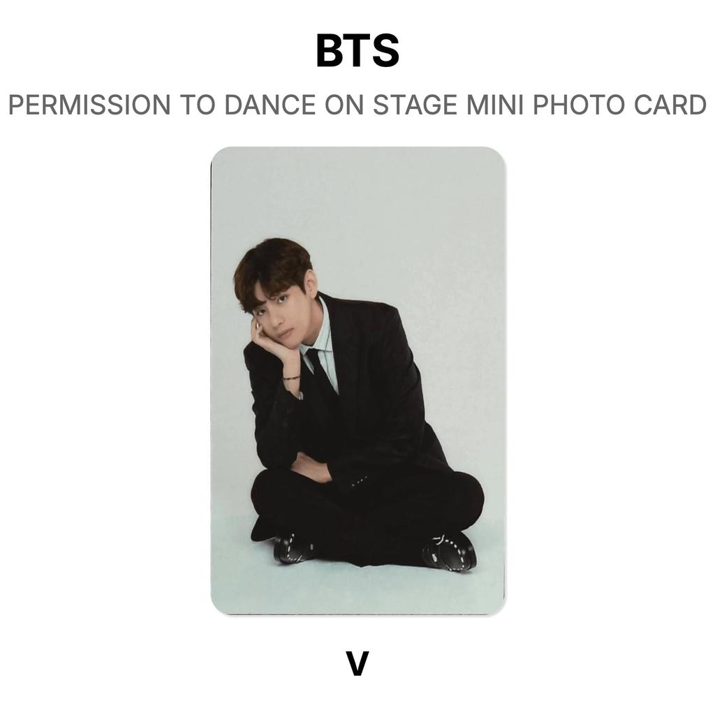 BTS PERMISSÃO PARA DANÇAR NO PALCO MINI CARTÃO FOTOGRÁFICO Fotocarteira Oficial