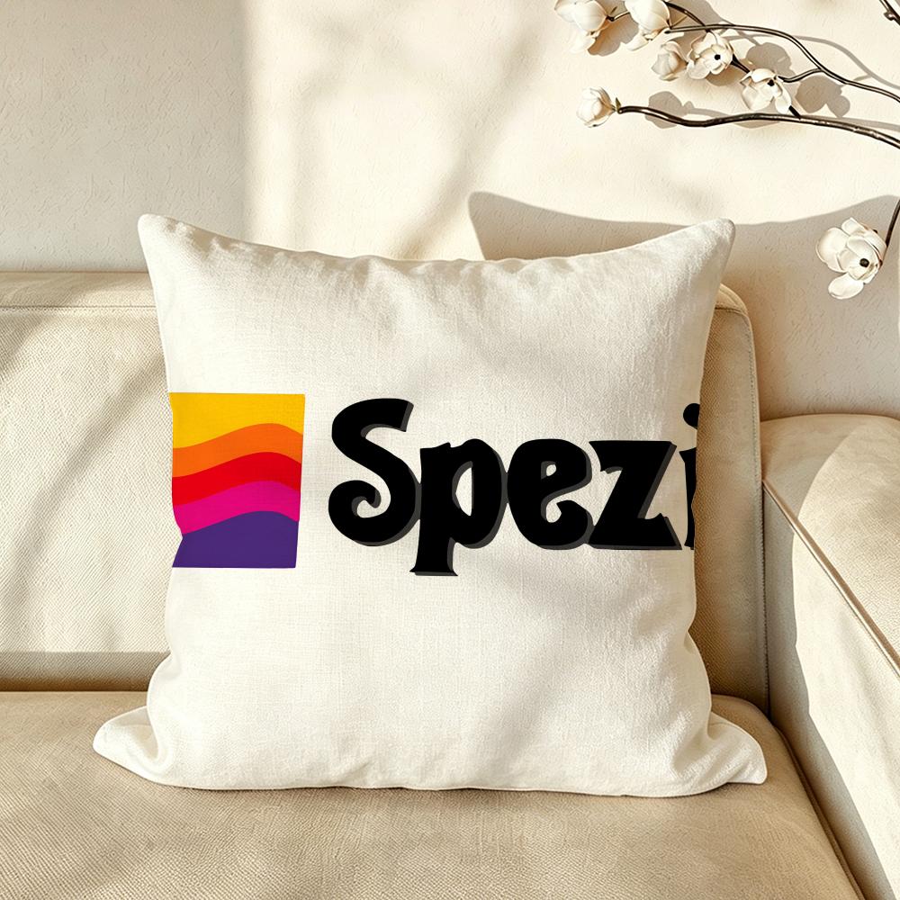 Logo PPaulanerSSpezi Kissenbezug Kissenhülle Anti-Milben Kissenbezug Seidiger Kurzer Plüsch Sofakissenbezug heiß