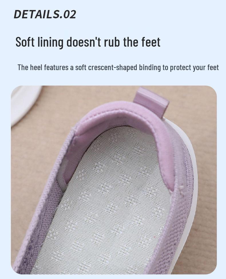 Women's Summer Casual Slip-On Shoes: Non-Slip, Breathable, Soft Sole Sneakers for Everyday Comfort