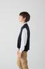 Strickweste Schulweste 140900 Kinder Navy 170 [Beams School] V-Ausschnitt