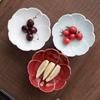 Zen Style Ceramic High-Foot Snack Plate