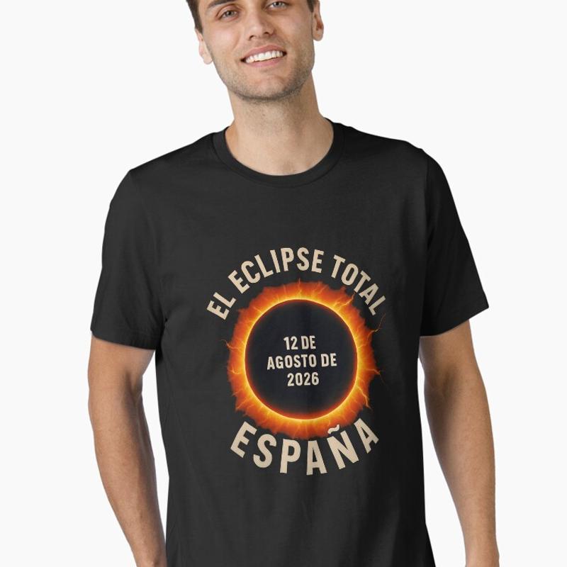 Total Solar Eclipse Spain 2026 August Tshirt