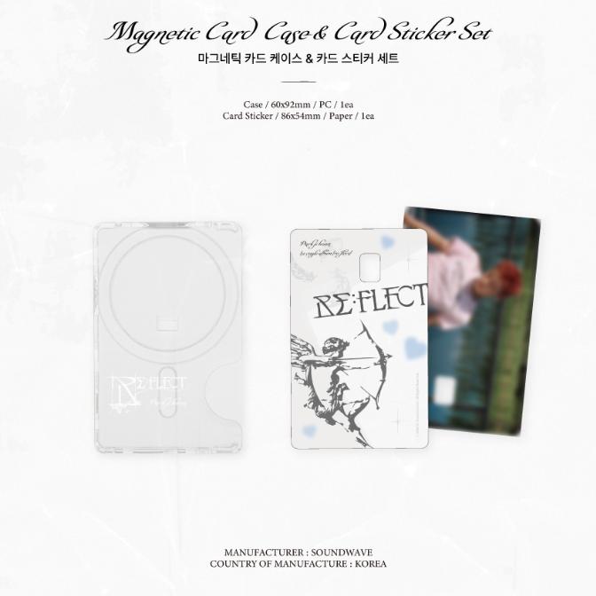 Pre-order PARK JI HOON REFLECT POP-UP MD Magnetic Card Case & Card Sticker Set