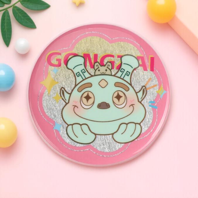 Badge Maker Customized Cute Enamel Pins Metal Emblem Custom Logo Enamel Lapel Pin Badges Promotional Gift 6cm(DIA)