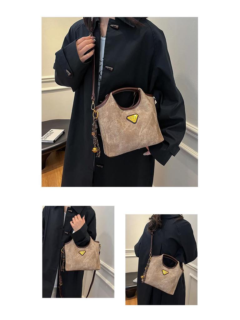 2024 Women's Trendy Cross-Border Tote Bag - Autumn/Winter All-Match Handbag, Commuter Shoulder & Messenger Bag