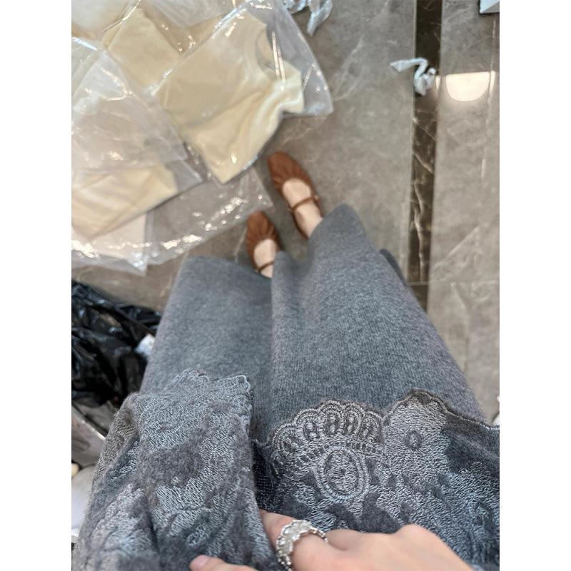 Women's Soft & Thick Knitted Skirt - New 2024 Autumn/Winter Korean Slim Fit